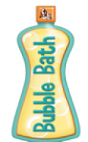 a bottle of bubble bath
